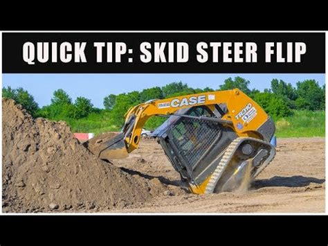 skid steer tip over|how to fix a flipping skid steer.